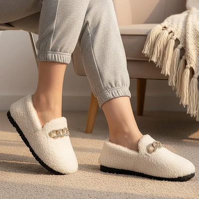 Elegant Cosy Plush Slippers