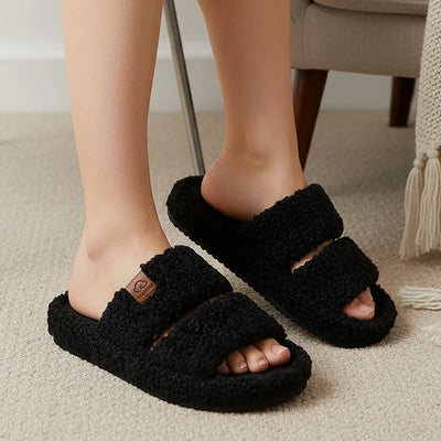 Velura Duo Plush Slippers