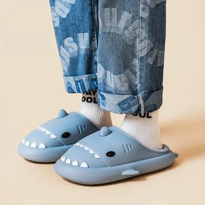 Cosy Plush Shark Slippers for Ultimate Comfort and Fun Home Wear