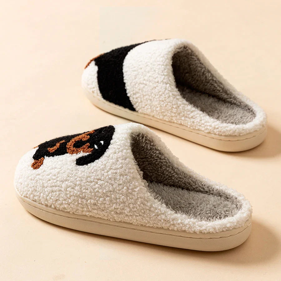 Cosy Canine Plush Slippers