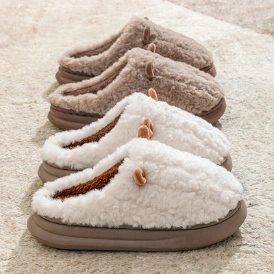 Cosy Bear Plush Slippers