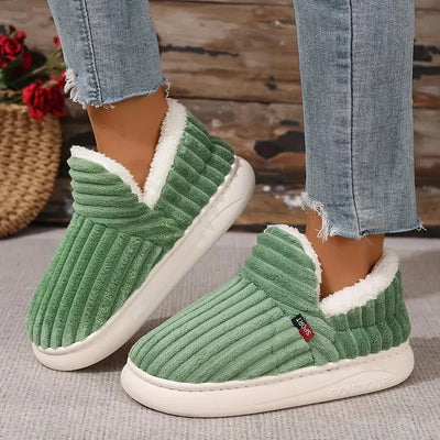 Premium Cloud-Soft Plush Home Slippers: Anatomical Arch Support, Anti-Slip Sole