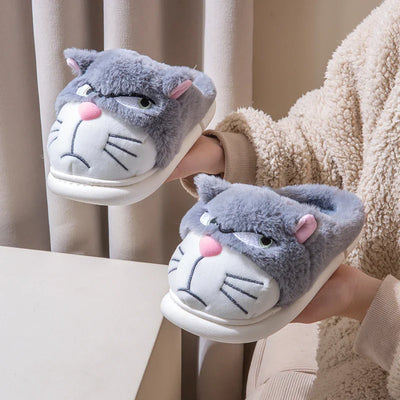 Royal Feline Comfort Slippers
