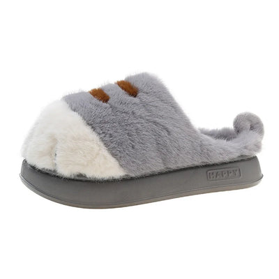 MiaouSoft Plush Cat Slippers
