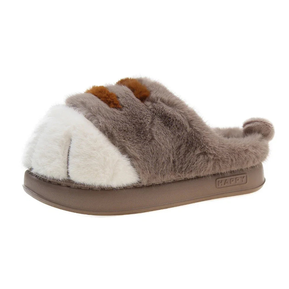 MiaouSoft Plush Cat Slippers