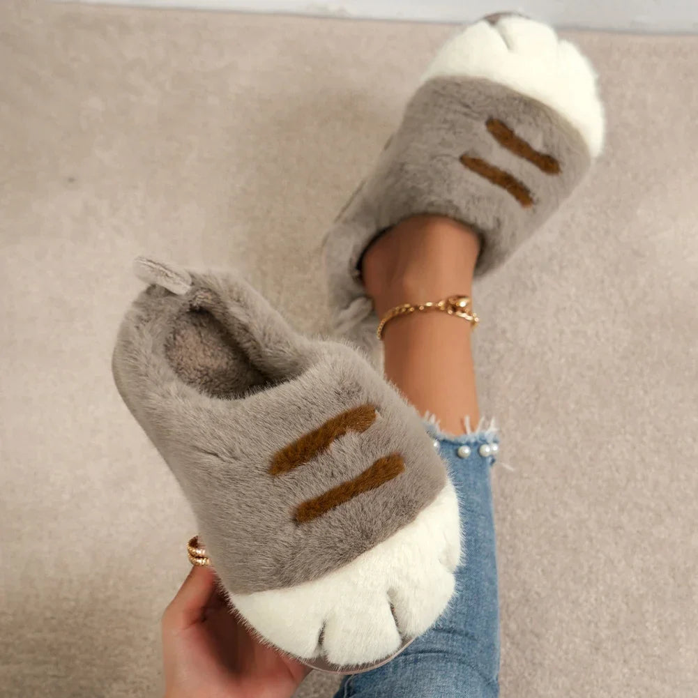 MiaouSoft Plush Cat Slippers