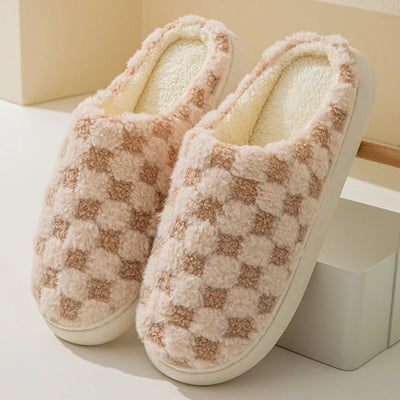 Plush Honeyed Comfort Slippers