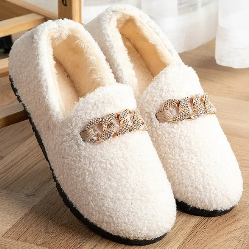 Elegant Cosy Plush Slippers