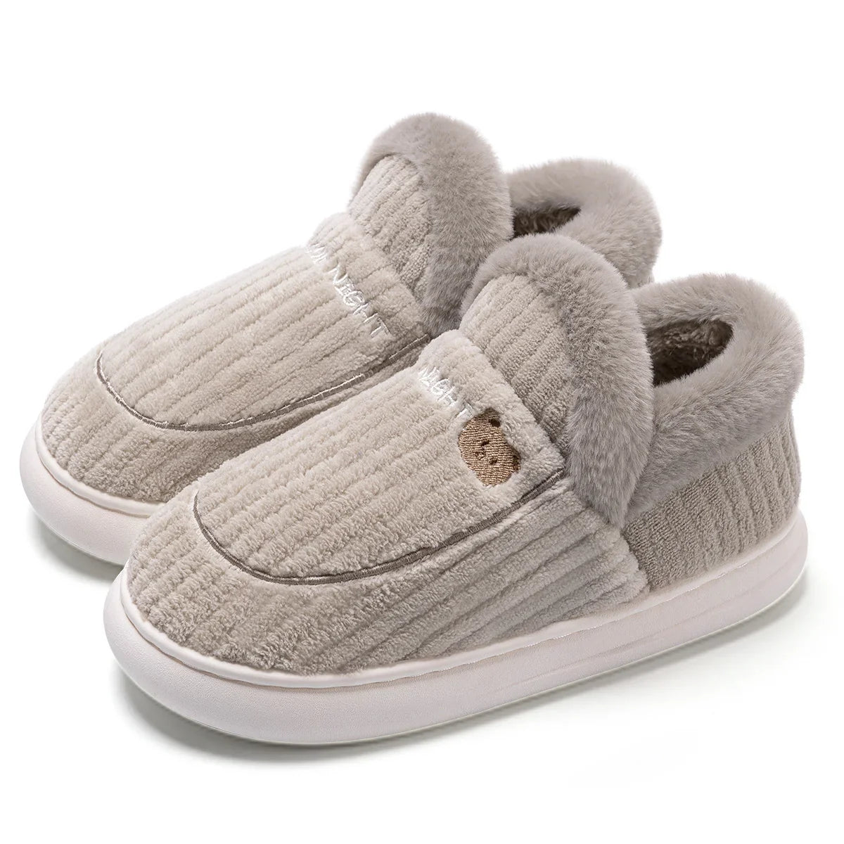 DouDouBear Plush Comfort Slippers