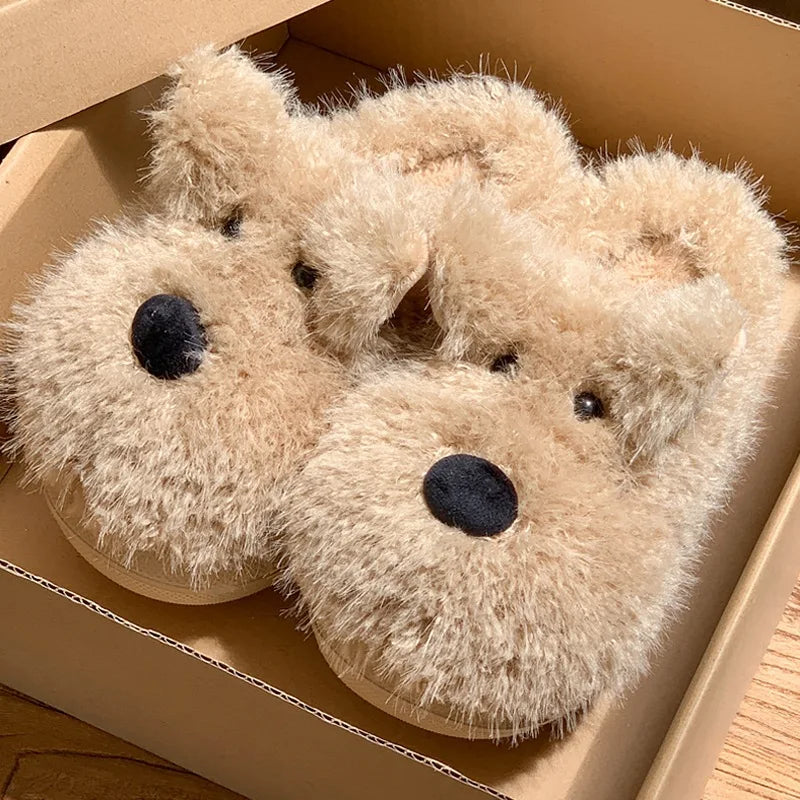 Ultra-Soft Cosy Teddy Slippers