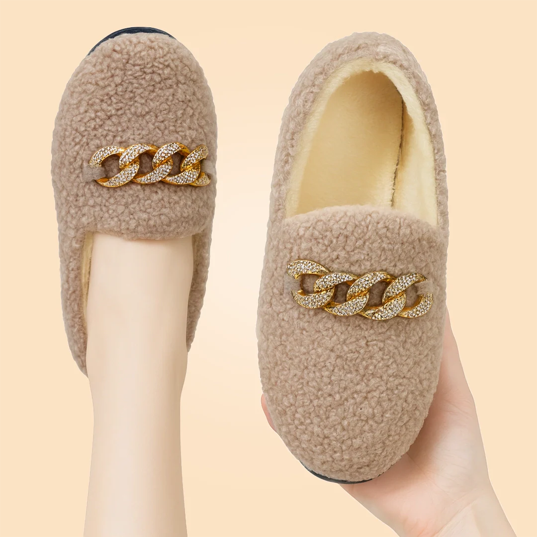 Elegant Cosy Plush Slippers