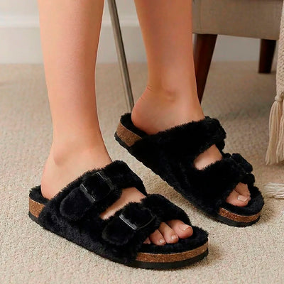 Furline Duo Plush Slippers