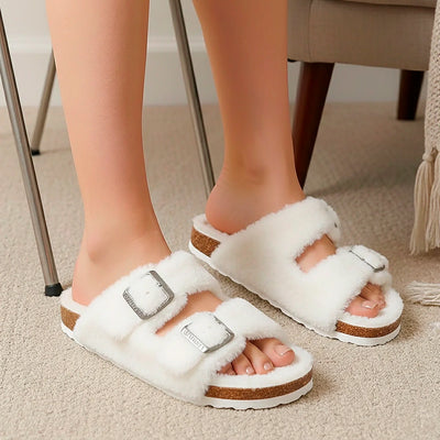 Furline Duo Plush Slippers