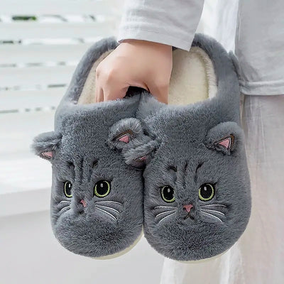Kitten Plush Cosy Slippers