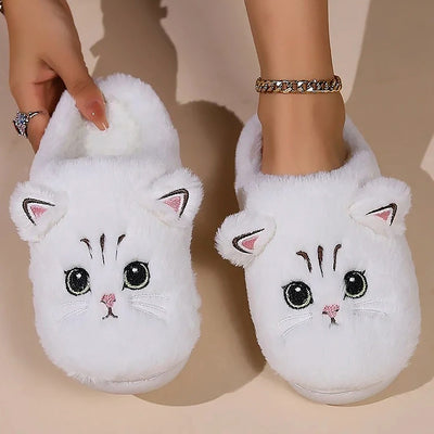 Kitten Plush Cosy Slippers