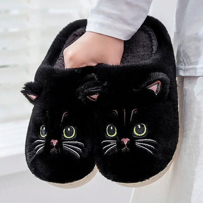Kitten Plush Cosy Slippers