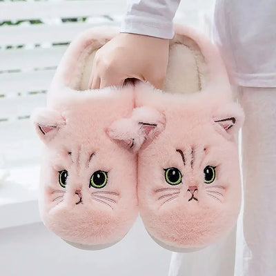 Kitten Plush Cosy Slippers