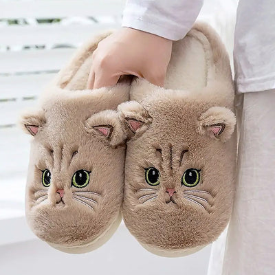 Kitten Plush Cosy Slippers