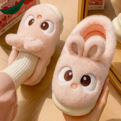 Cosy Plush Rabbit Slippers