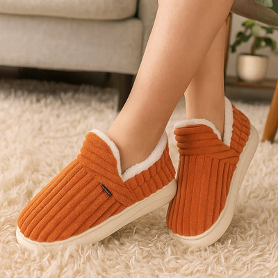 Premium Cloud-Soft Plush Home Slippers: Anatomical Arch Support, Anti-Slip Sole