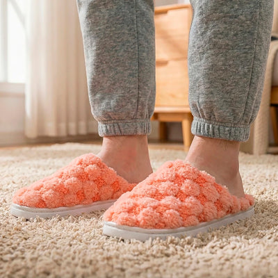 Plush Honeyed Comfort Slippers